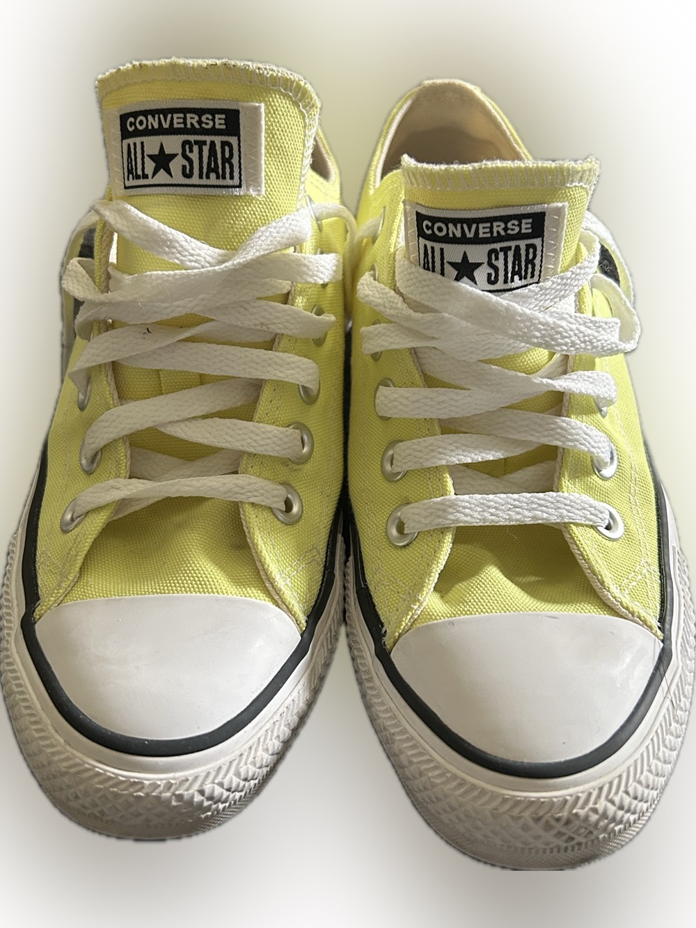 Converse All Star Yellow Low Top Sneakers